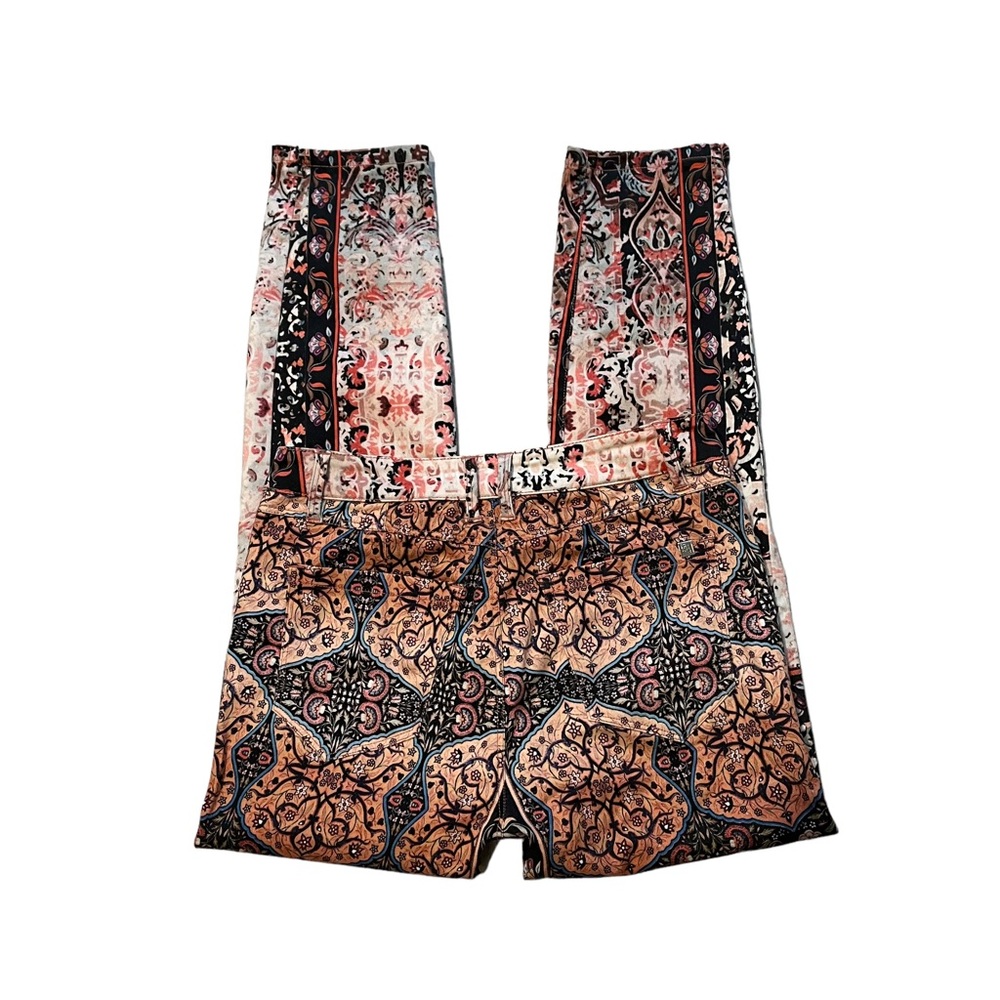 Bebe Folklore Print Skinny Jeans - Picture 5 of 14